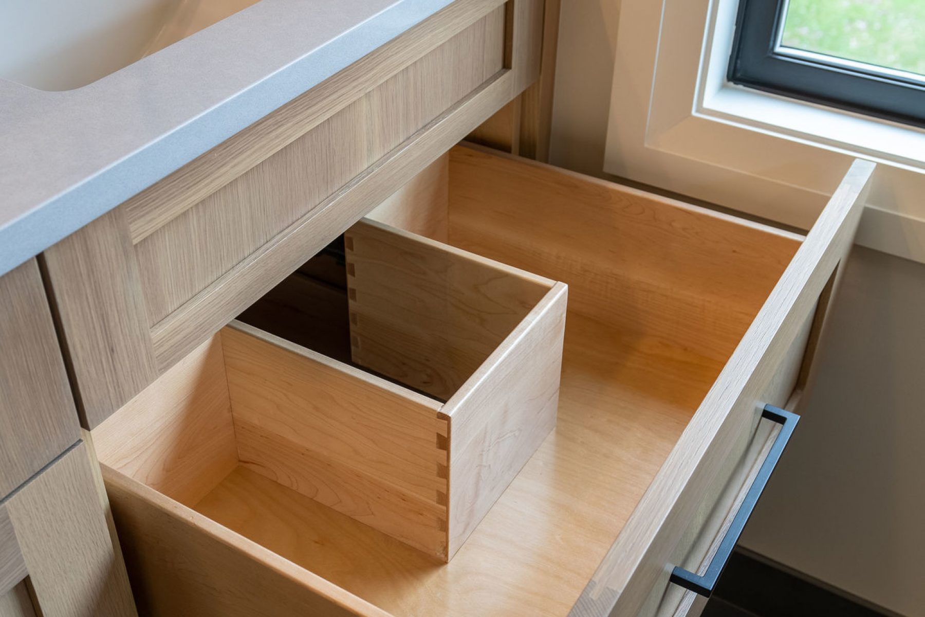sink with drawer